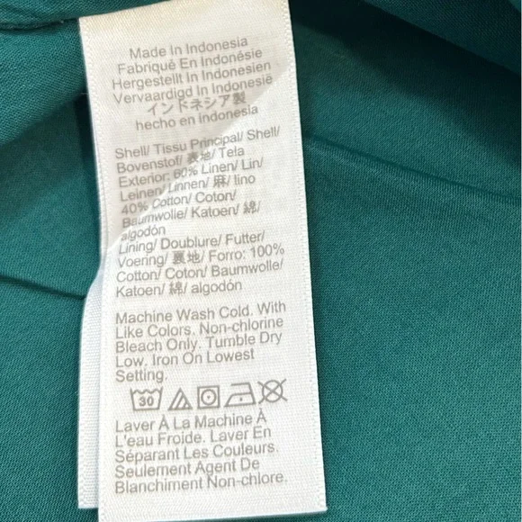 J. Crew Deep Green Square-Neck Tank with Wide Straps - Picture 3 of 6